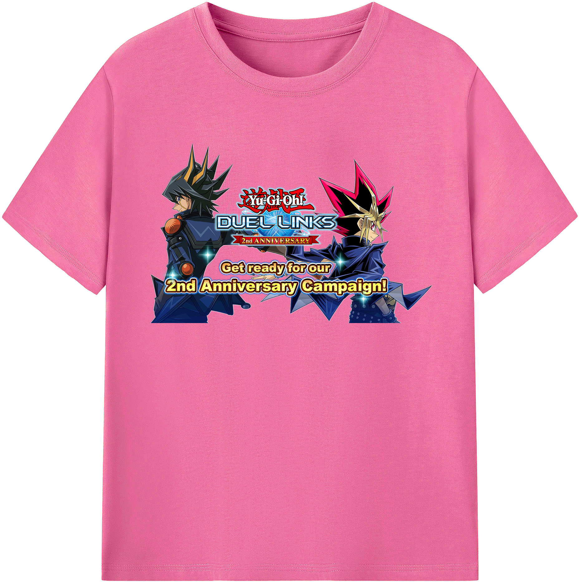 （画像用） 遊☆戯☆王 Yu-Gi-Oh! レディースカジュアルプリントTシャツ（綿100％）